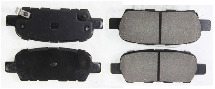 StopTech Performance 6/02-08 350z / 01-08 G35 Rear Brake Pads - Bull Strap