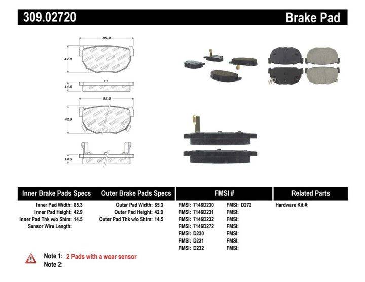 StopTech Performance 89-98 240SX Rear Brake Pads - Bull Strap