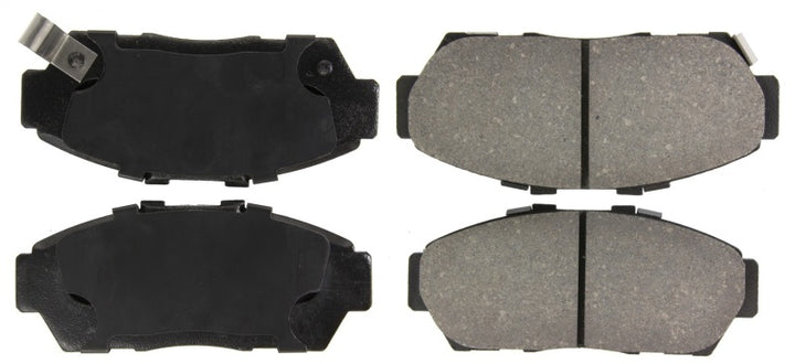 StopTech Performance 93-95 Honda Civic Coupe / 94-95 Civic Hatchback/Sedan Front Brake Pads - Bull Strap