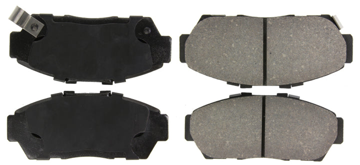 StopTech Performance 93-95 Honda Civic Coupe / 94-95 Civic Hatchback/Sedan Front Brake Pads - Bull Strap