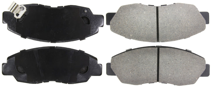 StopTech Performance 98-02 Honda Accord Coupe/Sedan 4cyl Rear Drum/Disc Front Brake Pads - Bull Strap