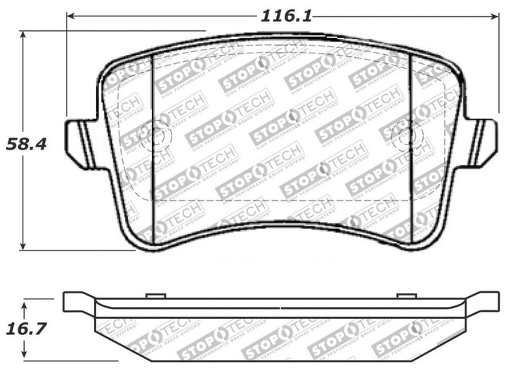 StopTech Performance Brake Pads - Bull Strap