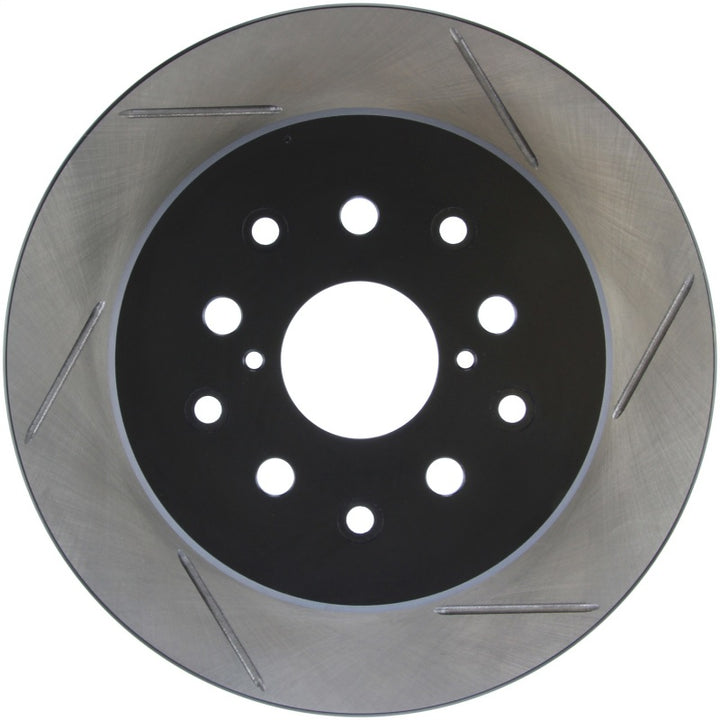 StopTech Power Slot 00-05 Lexus IS300 Rear Left SportStop Slotted Rotor - Bull Strap