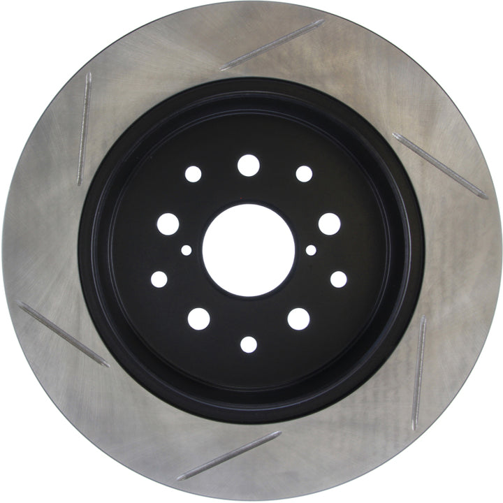StopTech Power Slot 00-05 Lexus IS300 Rear Left SportStop Slotted Rotor - Bull Strap