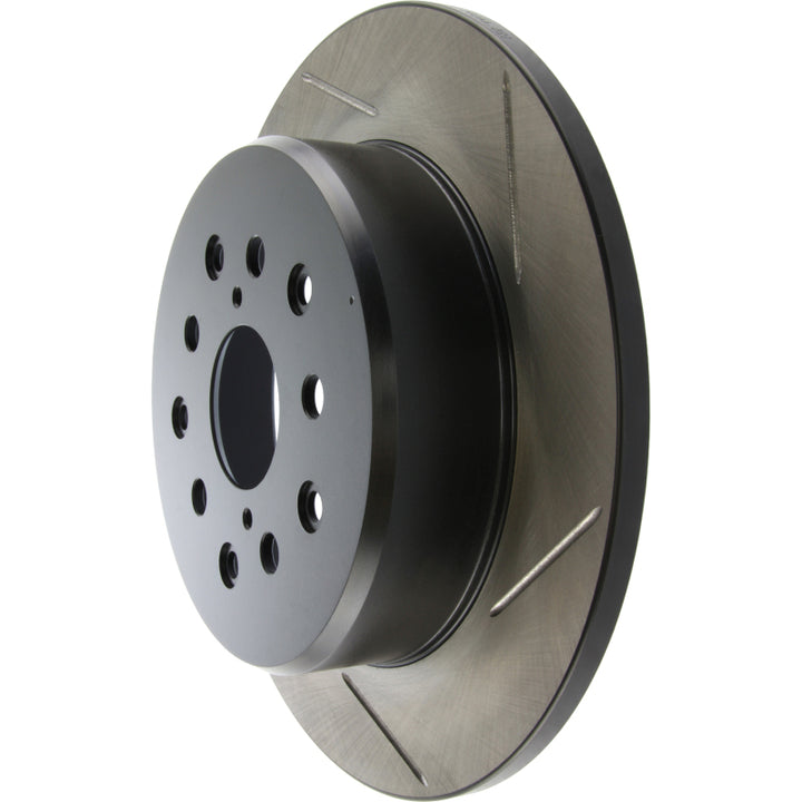 StopTech Power Slot 00-05 Lexus IS300 Rear Left SportStop Slotted Rotor - Bull Strap