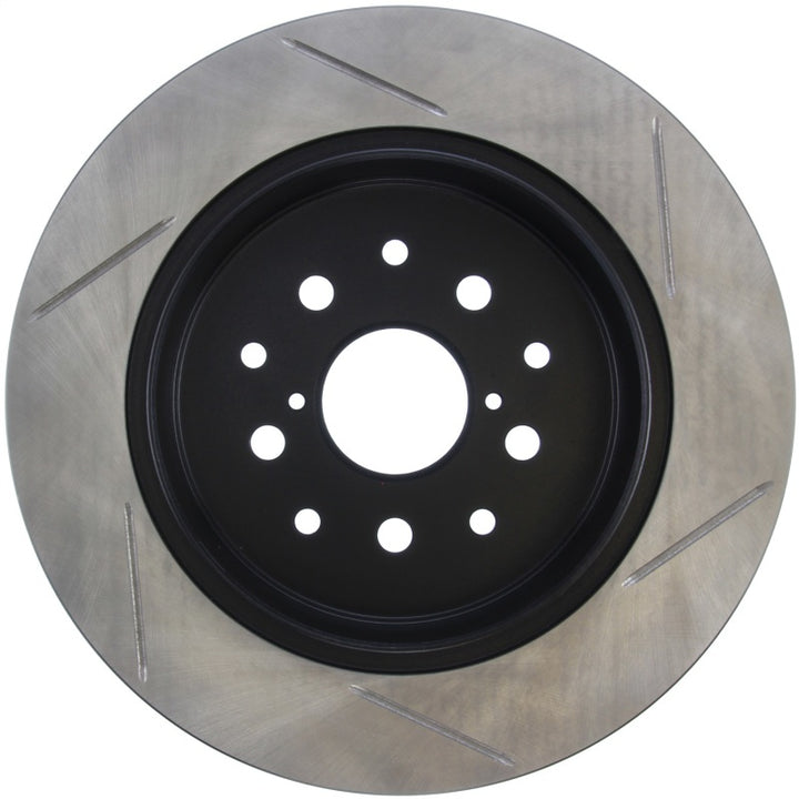 StopTech Power Slot 00-05 Lexus IS300 Rear Right SportStop Slotted Rotor - Bull Strap