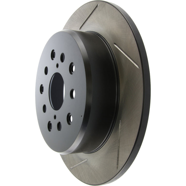 StopTech Power Slot 00-05 Lexus IS300 Rear Right SportStop Slotted Rotor - Bull Strap