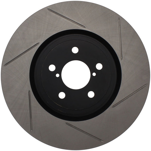 StopTech Power Slot 05-08 LGT Front Left Slotted Rotor - Bull Strap