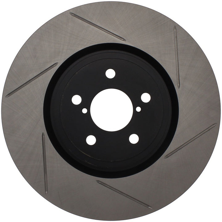 StopTech Power Slot 05-08 LGT Front Left Slotted Rotor - Bull Strap