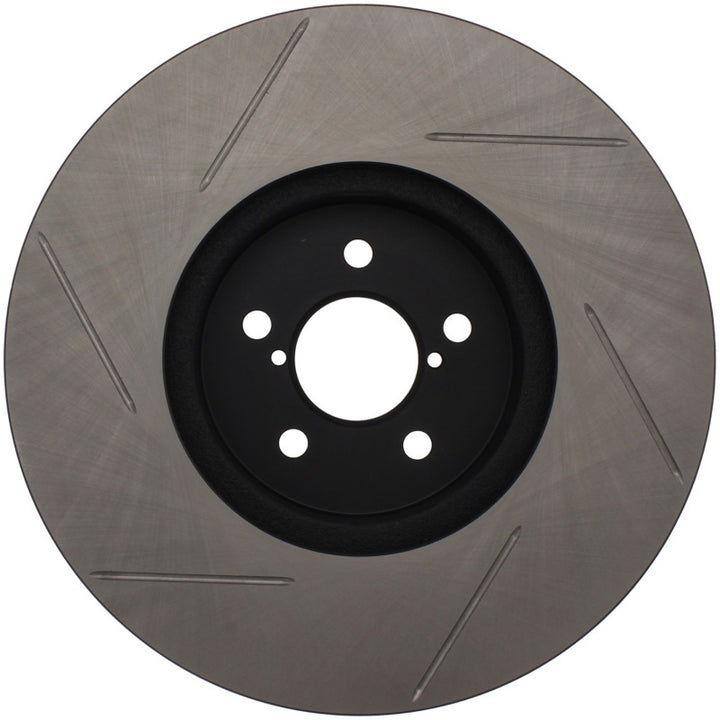 StopTech Power Slot 05-08 LGT Front Left Slotted Rotor - Bull Strap