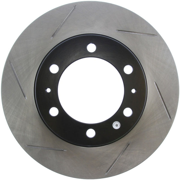 StopTech Power Slot 05-09 Toyota Tacoma/03-09 4 Runner Slotted Right Front Rotor - Bull Strap