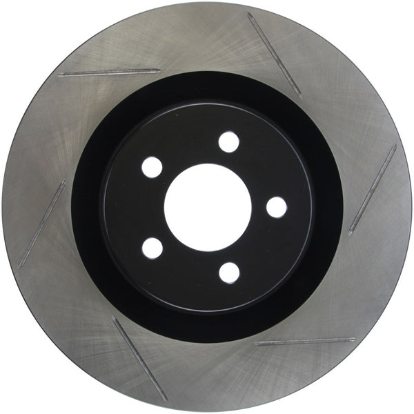 StopTech Power Slot 06-07 Chrysler SRT-8 Front Left Slotted Rotor - Bull Strap