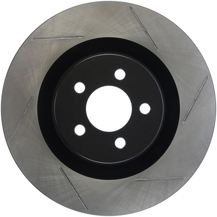 StopTech Power Slot 06-07 Chrysler SRT-8 Front Left Slotted Rotor - Bull Strap