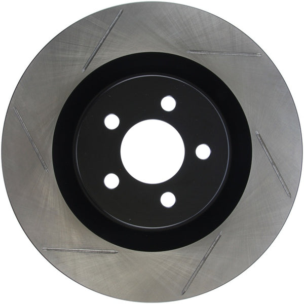 StopTech Power Slot 06-07 Chrysler SRT-8 Front Right Slotted Rotor - Bull Strap