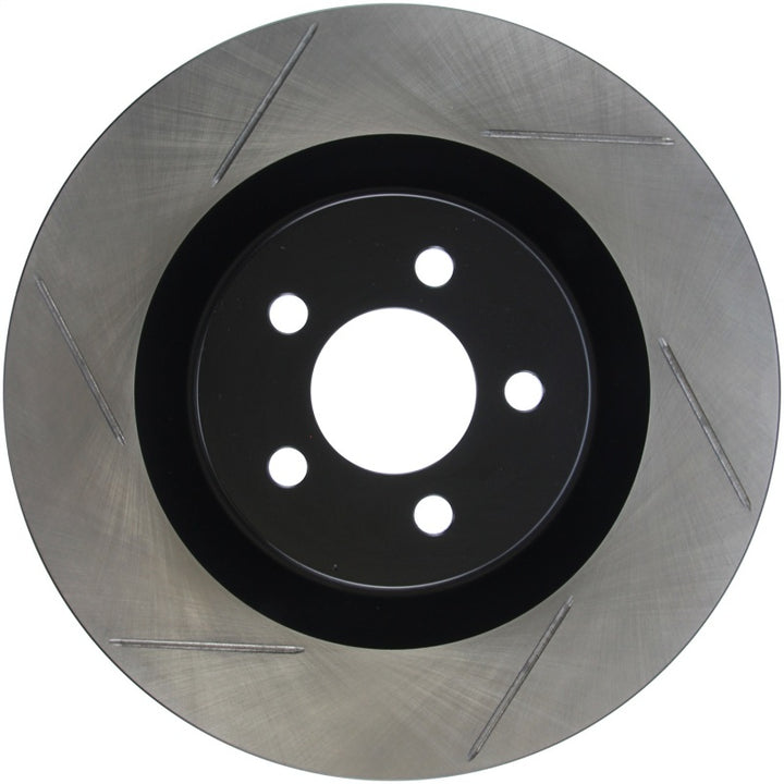 StopTech Power Slot 06-07 Chrysler SRT-8 Front Right Slotted Rotor - Bull Strap
