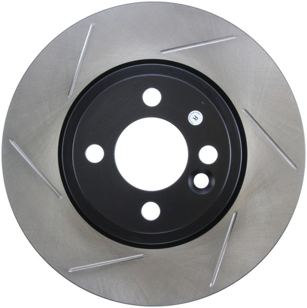 StopTech Power Slot 07-09 Base Cooper Front Left Rotor - Bull Strap