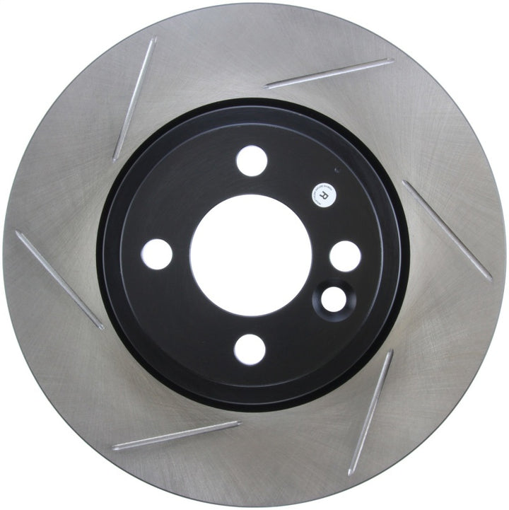 StopTech Power Slot 07-09 Base Cooper Front Left Rotor - Bull Strap