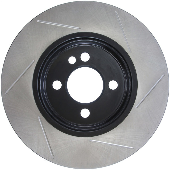 StopTech Power Slot 07-09 Base Cooper Front Left Rotor - Bull Strap
