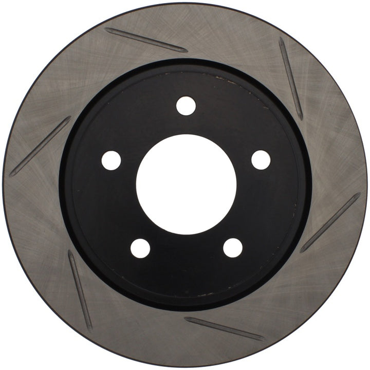 StopTech Power Slot 07-09 Mazdaspeed 3 Slotted Left Rear Rotor - Bull Strap
