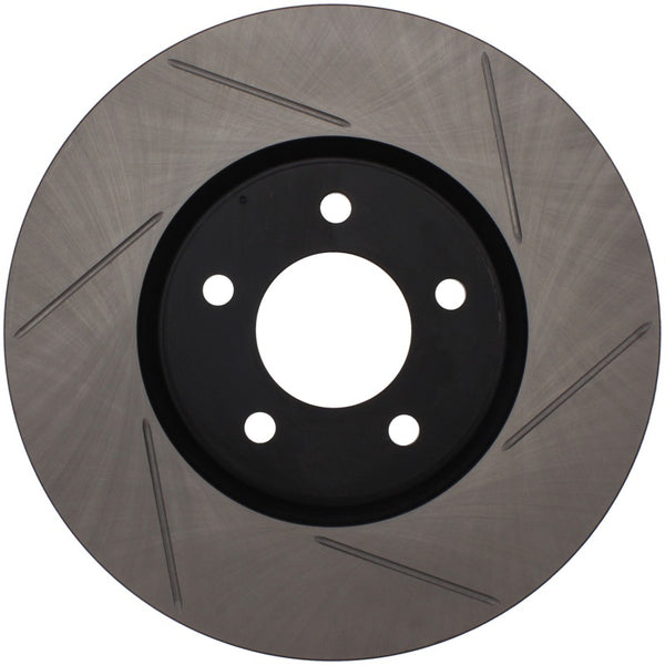 StopTech Power Slot 07-09 Mazdaspeed3 Slotted Left Front Rotor - Bull Strap