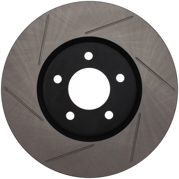 StopTech Power Slot 07-09 Mazdaspeed3 Slotted Right Front Rotor - Bull Strap