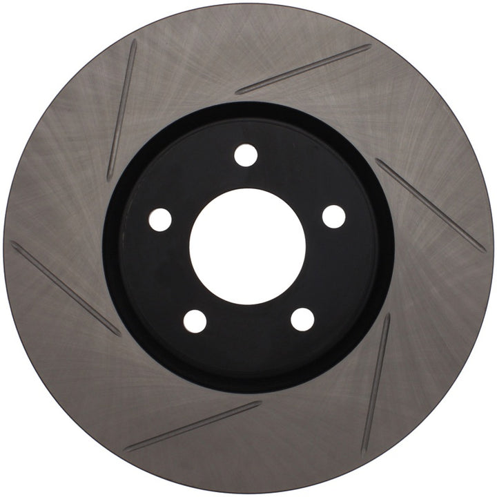 StopTech Power Slot 07-09 Mazdaspeed3 Slotted Right Front Rotor - Bull Strap