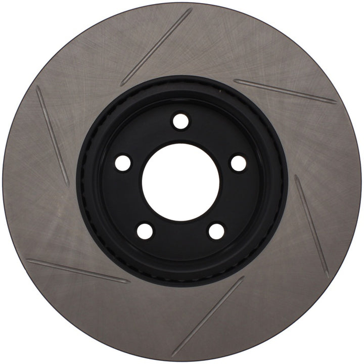 StopTech Power Slot 07-09 Mazdaspeed3 Slotted Right Front Rotor - Bull Strap