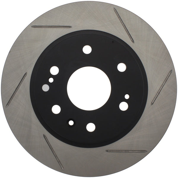 StopTech Power Slot 07 Chevrolet Tahoe Front Left Rotor - Bull Strap