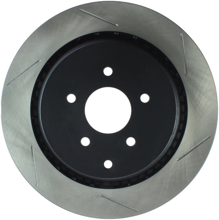 StopTech Power Slot 09 Infiniti FX50 5.0L-V8 Slotted Rear Left Rotor - Bull Strap