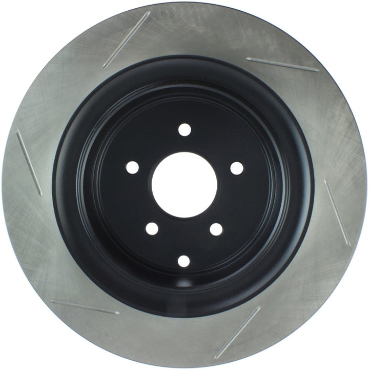 StopTech Power Slot 09 Infiniti FX50 5.0L-V8 Slotted Rear Left Rotor - Bull Strap