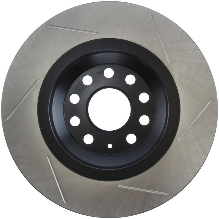 StopTech Power Slot 09 VW CC (Passat CC) / 06-09 Passat (except Syncro) Right Rear Slotted Rotor - Bull Strap