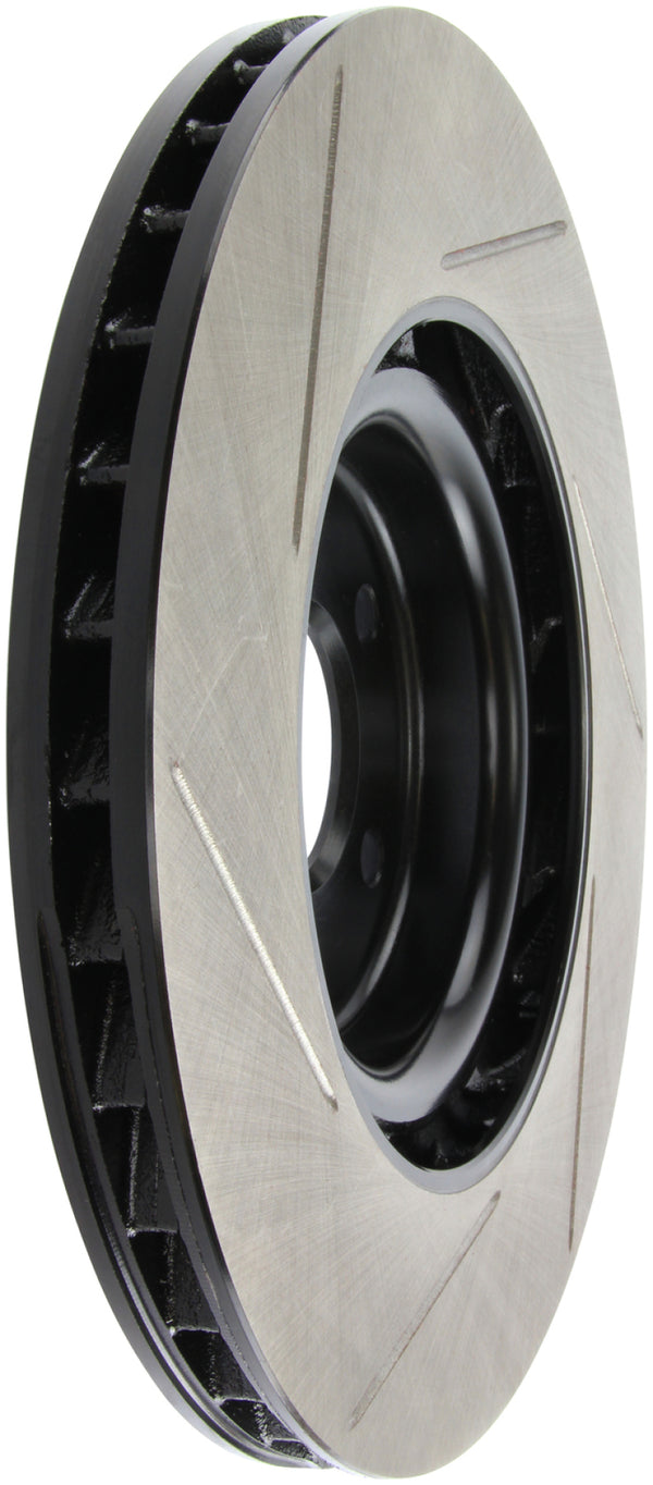 StopTech Power Slot 10-6/11 Audi S4 / 08-11 S5 Front Left Slotted Rotor - Bull Strap
