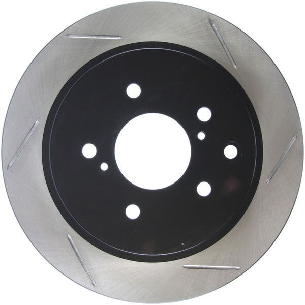 StopTech Power Slot 2/89-96 300ZX Slotted Rear Left Rotor - Bull Strap