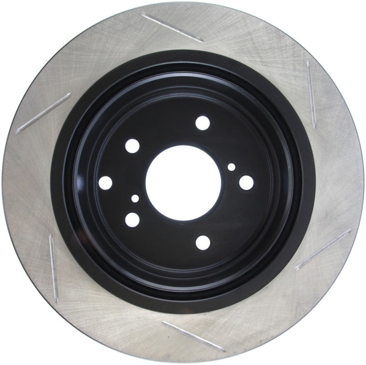 StopTech Power Slot 2/89-96 300ZX Slotted Rear Right Rotor - Bull Strap