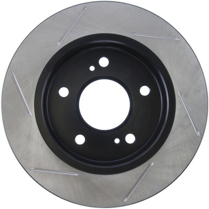 StopTech Power Slot 2/94-98 240SX 5 Lug Slotted Rear Left Rotor - Bull Strap