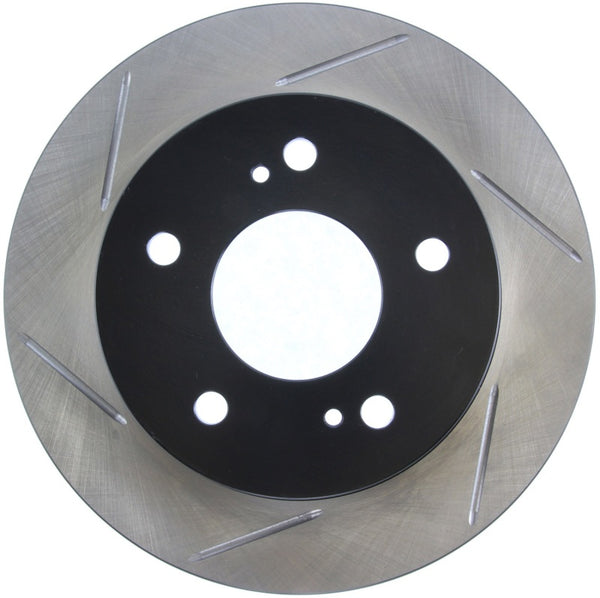 StopTech Power Slot 2/94-98 240SX 5 Lug Slotted Rear Right Rotor - Bull Strap
