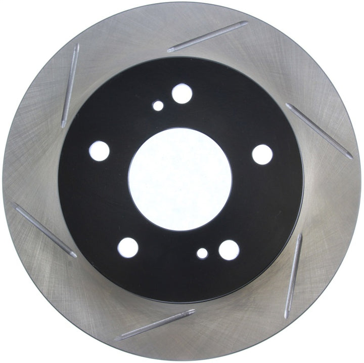 StopTech Power Slot 2/94-98 240SX 5 Lug Slotted Rear Right Rotor - Bull Strap