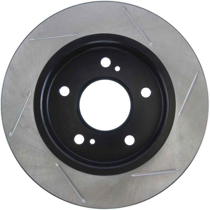 StopTech Power Slot 2/94-98 240SX 5 Lug Slotted Rear Right Rotor - Bull Strap