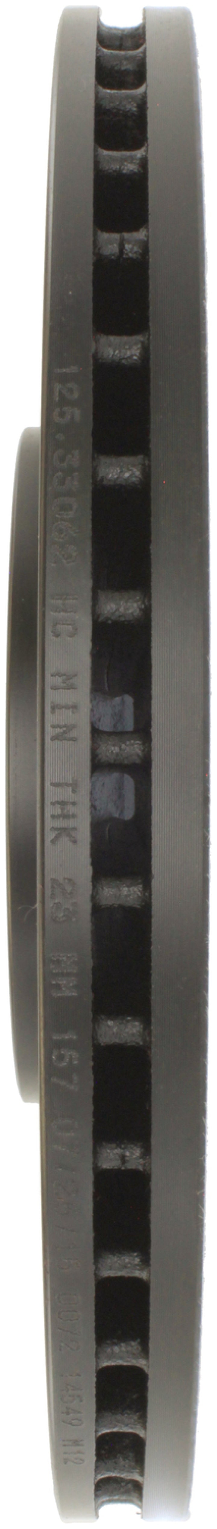 StopTech Power Slot 3/99-06 Audi TT/00-06 TT Quattro / 03-05 VW Golf GTi Right Front Slotted Rotor - Bull Strap