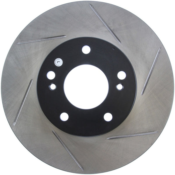StopTech Power Slot 7/90-96 300ZX Slotted Front Left Rotor - Bull Strap