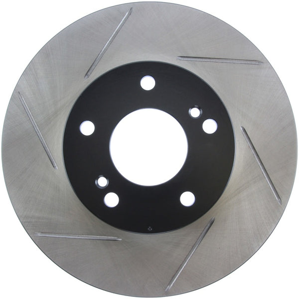 StopTech Power Slot 7/90-96 300ZX Slotted Front Right Rotor - Bull Strap