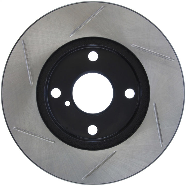 StopTech Power Slot 89-93 Mazda Miata SportStop Slotted Front Left Rotor - Bull Strap