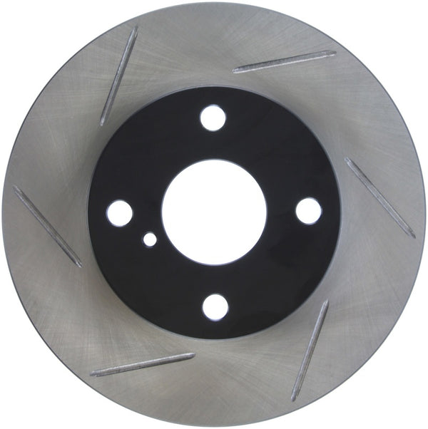 StopTech Power Slot 89-93 Mazda Miata SportStop Slotted Front Right Rotor - Bull Strap