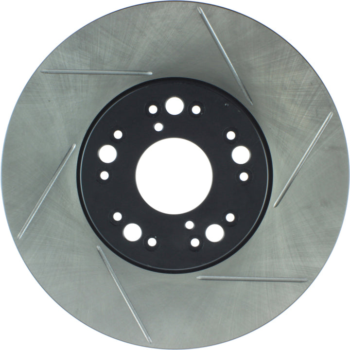 StopTech Power Slot 93-05 Lexus GS Series / 00-05 IS300 / 93-94 LS Series Front Left Slotted Rotor - Bull Strap