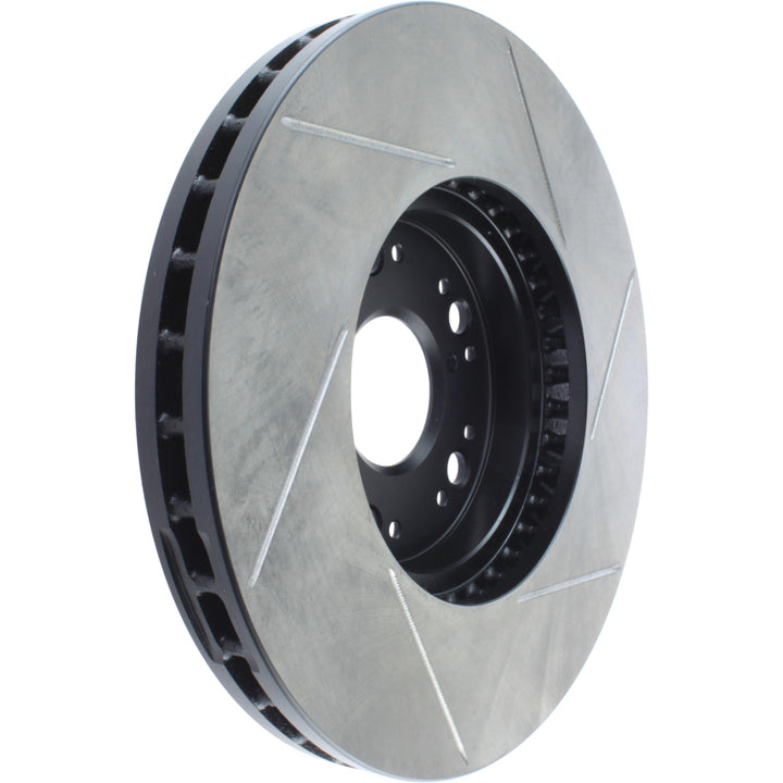 StopTech Power Slot 93-05 Lexus GS Series / 00-05 IS300 / 93-94 LS Series Front Right Slotted Rotor - Bull Strap