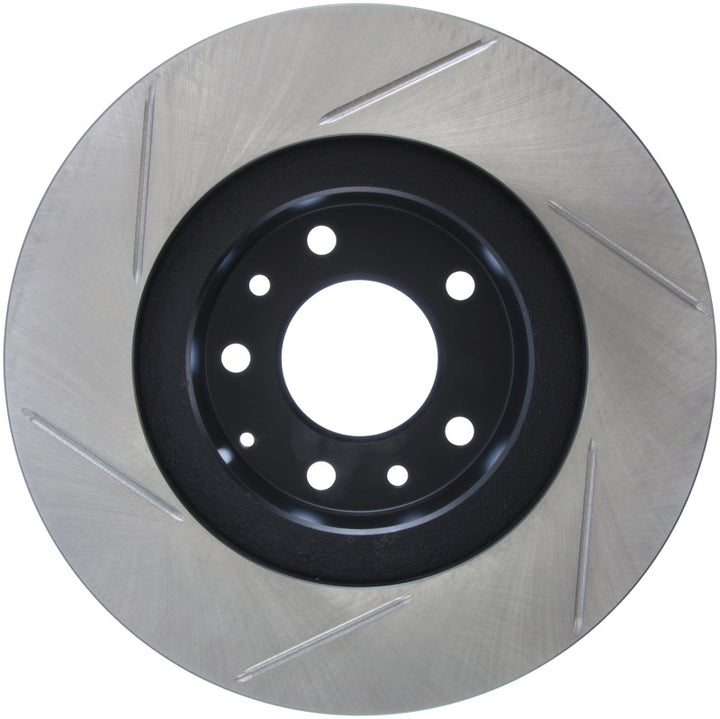 StopTech Power Slot 93-95 Mazda RX-7 SportStop Slotted Front Left Rotor - Bull Strap