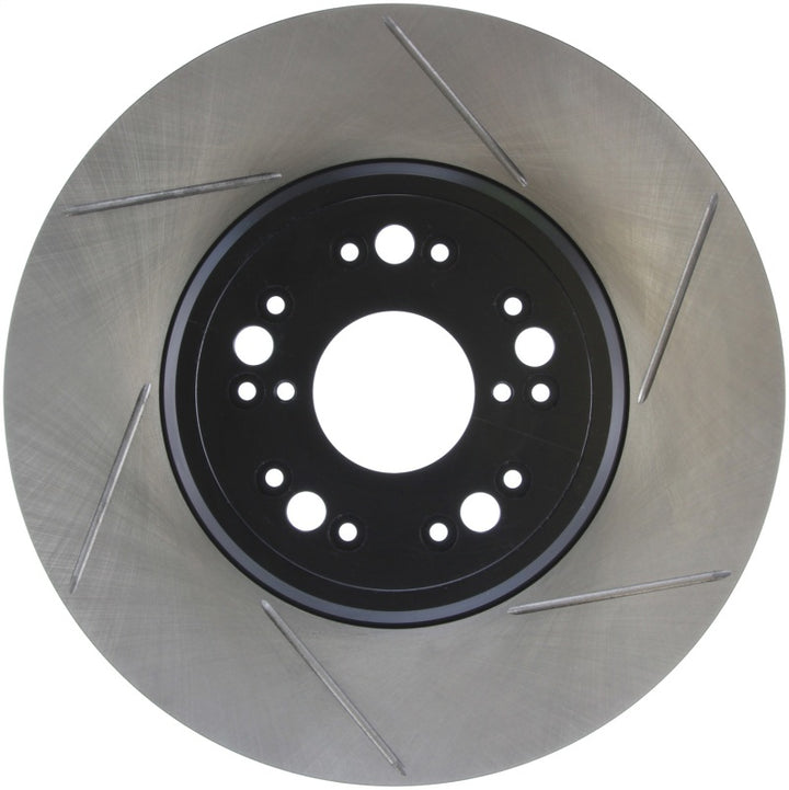 StopTech Power Slot 95-00 Lexus LS400/LS430/LS460/LS600h L Slotted Left Front Rotor - Bull Strap