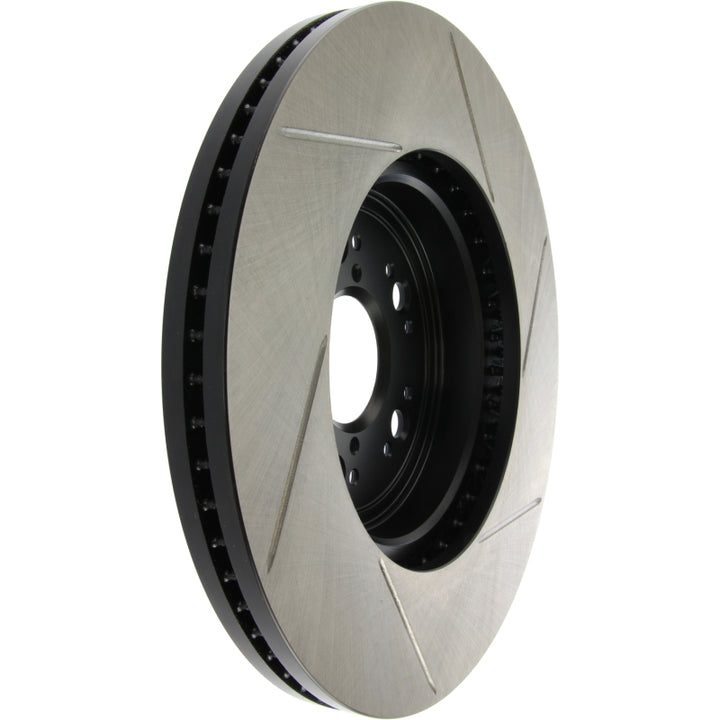 StopTech Power Slot 95-00 Lexus LS400/LS430/LS460/LS600h L Slotted Right Front Rotor - Bull Strap