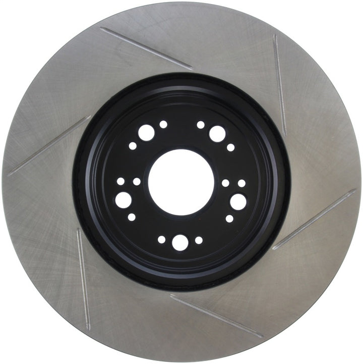 StopTech Power Slot 95-00 Lexus LS400/LS430/LS460/LS600h L Slotted Right Front Rotor - Bull Strap