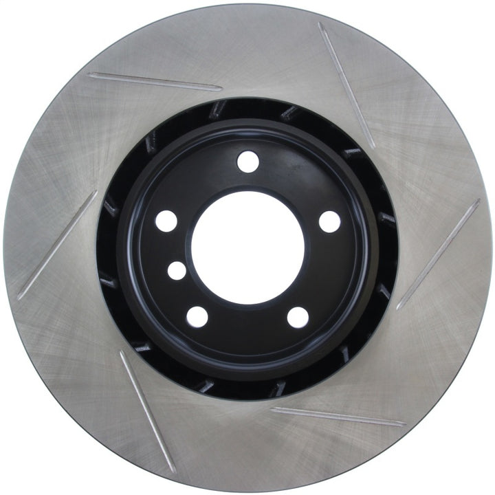 StopTech Power Slot 95-99 BMW M3 E36 / 98-02 Z3 M Series Front Right SportStop Slotted Rotor - Bull Strap